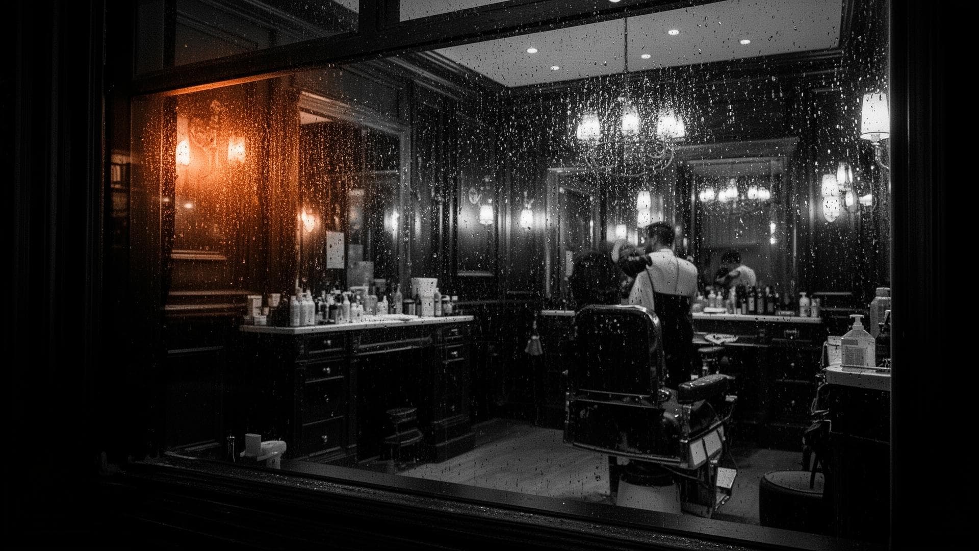 Fachada nocturna de Royal Blend